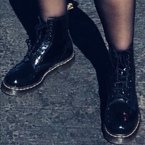 Patten leather doc martens